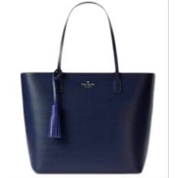 kate spade Handbags - Kate Spade Wright Place Karla tote, navy